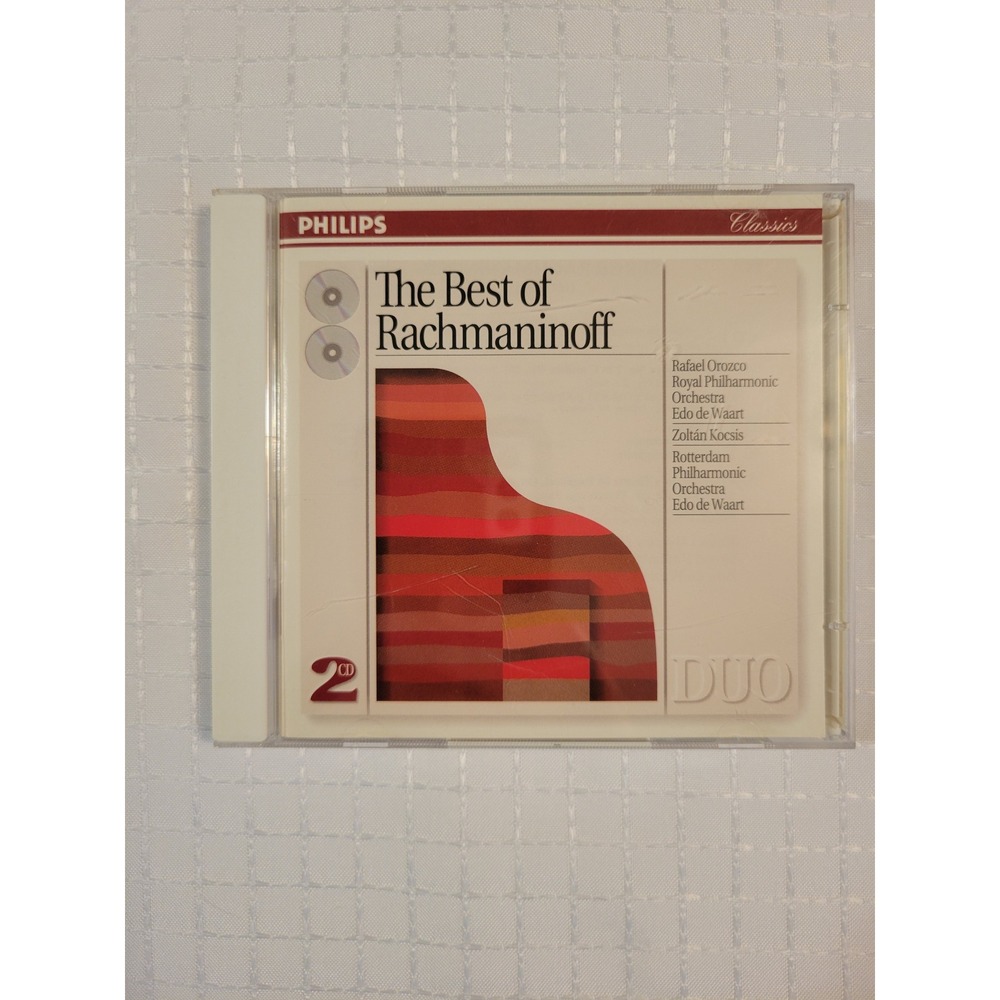 The Best of Rachmaninoff Philips Duo 2 CD Set 438 383-2 Classical Piano Symphony
